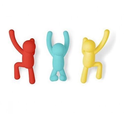 Buddy kapstok haken set van 3