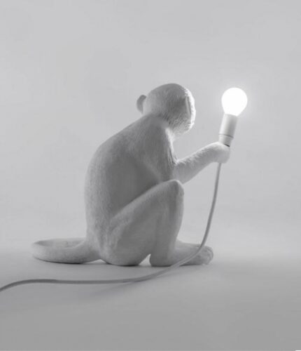 Monkey lamp Sitting