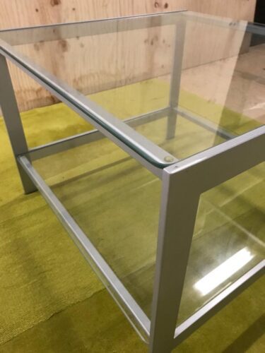 Salontafel Alu 2 schappen