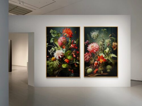 Velvet Stilleven van bloemen No1