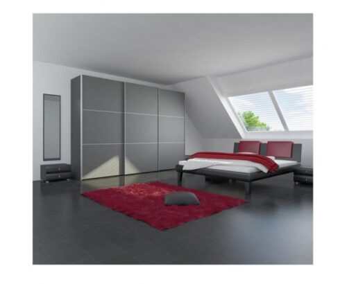 Jutzler 3Deurs Slideline Glas Grijs
