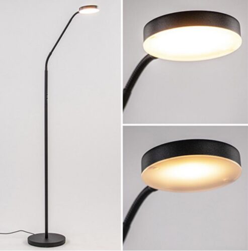 Comfort Leeslamp nikkel Led