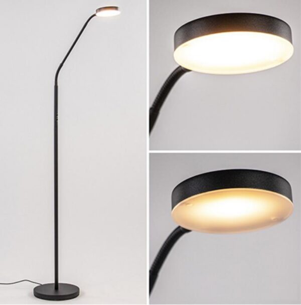 Comfort Leeslamp nikkel Led - Afbeelding 2