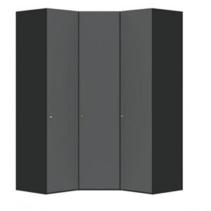 Jutzler Topline Hoekkast met antraciet glas - Afbeelding 1