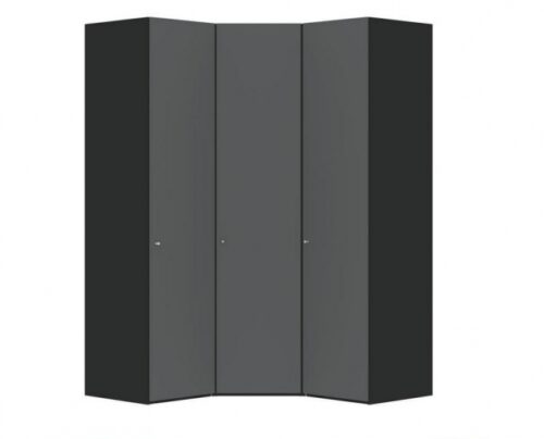 Jutzler Topline Hoekkast met antraciet glas