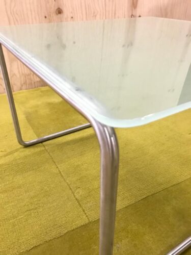 Salontafel melk glas