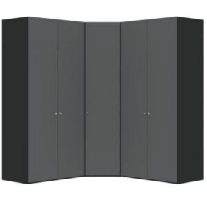 Jutzler Topline Hoekkast met antraciet glas - Afbeelding 2