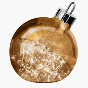 Kerstbal lamp - Afbeelding 1