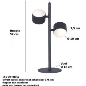 Prine Tafellamp - Afbeelding 4