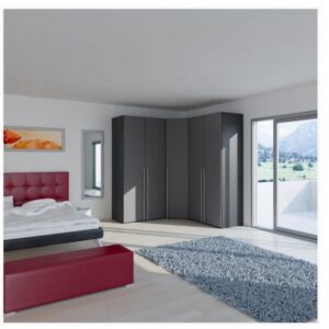 Jutzler Topline Hoekkast met antraciet glas - Afbeelding 3