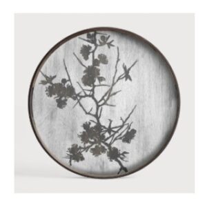 Ethnicraft round tray bijzettafel bijzettafelset, set van 2 - Afbeelding 3