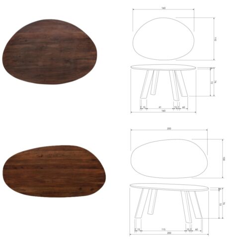 Roundly Eettafel