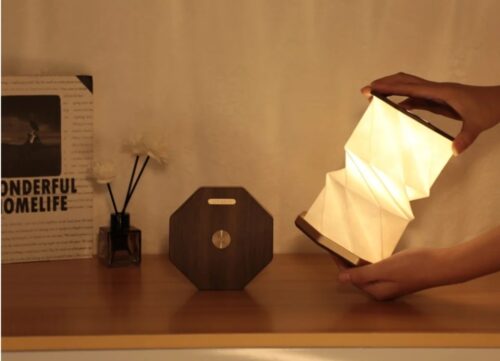 Twist hexagon lamp