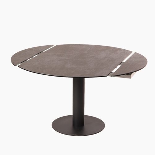 Cerata ronde uitschuiftafel